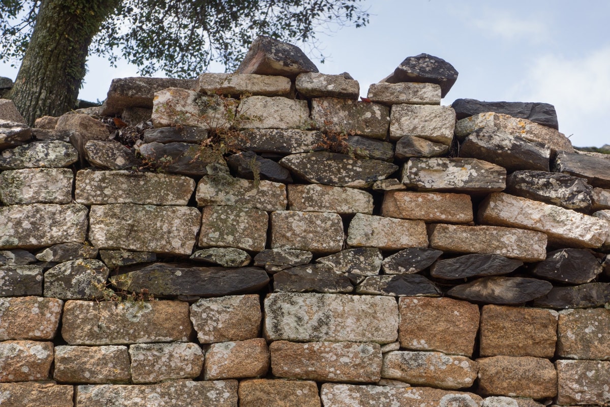 The outer wall of the Great Enclosure at Great Zimbabwe
